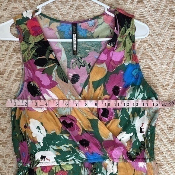 Plenty by Tracy Reese Anthropologie Daphne wrap floral ruffle dress small - Picture 8 of 10